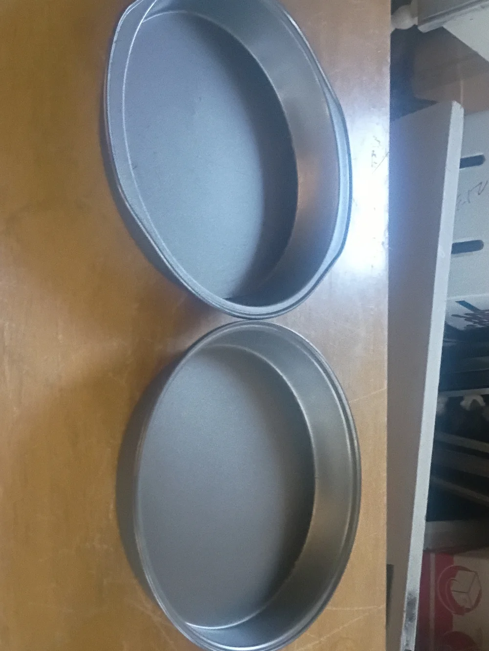Set of 2 Round Nonstick Cake Pans - Gray